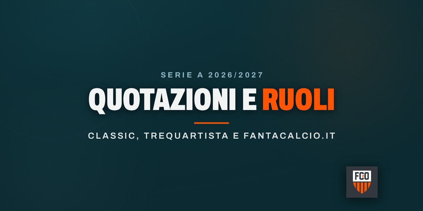 Quotazioni fantacalcio Classic e trequartista: cosa cambia
